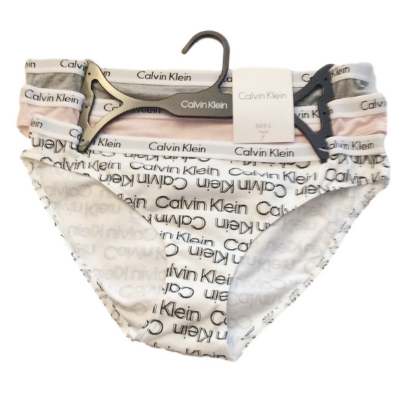 Calvin Klein Woman’s 3 Bikini Underwear Medium NWT - Picture 1 of 4